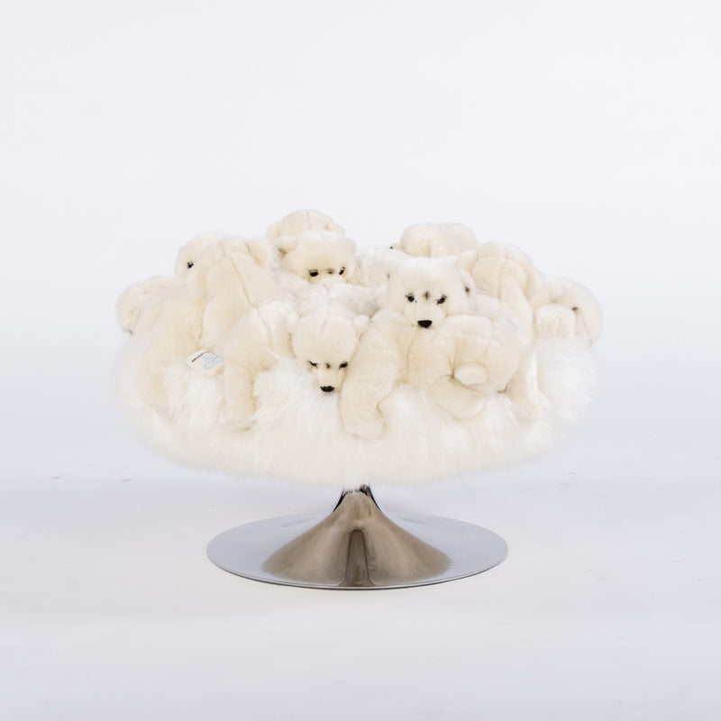 Plush Bear Pouf, Limited Edition