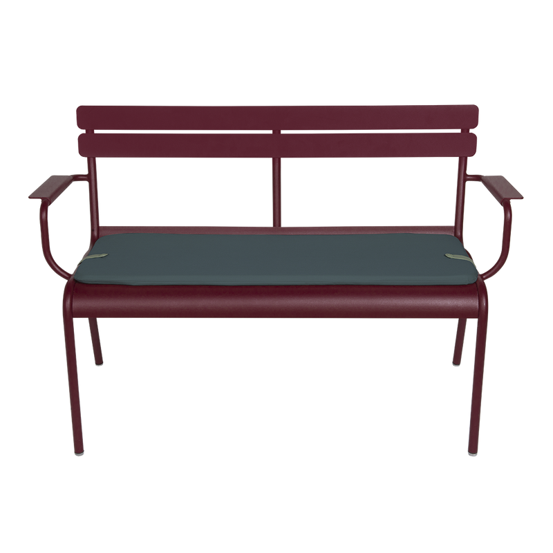 Color Mix Outdoor Bench Cushion, Night Blue