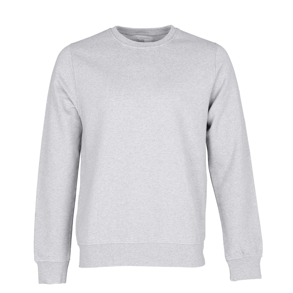 Classic Organic Unisex Crewneck Sweatshirt, Snow Melange