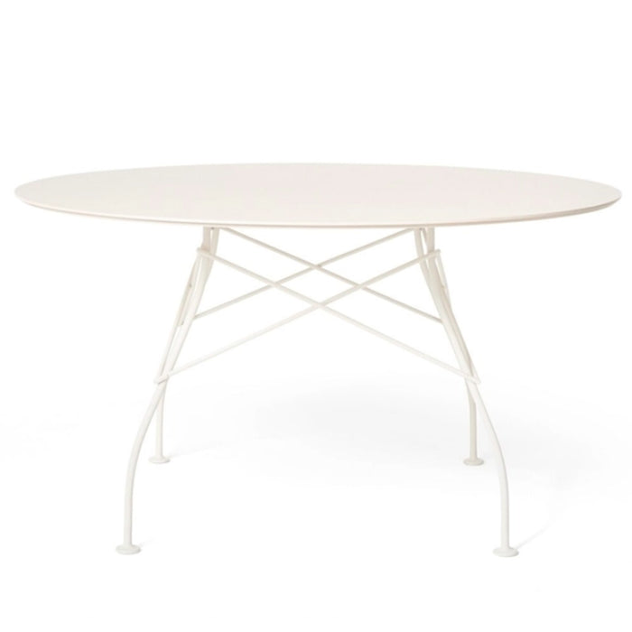 Glossy Stoneware Dining Table