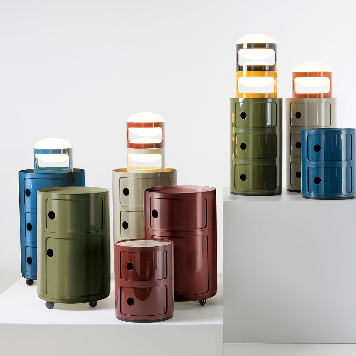 KD28 Lamp by Kartell, Colourful Retro Table Light – ARIA