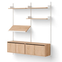 New Works Shelving With Cabinets