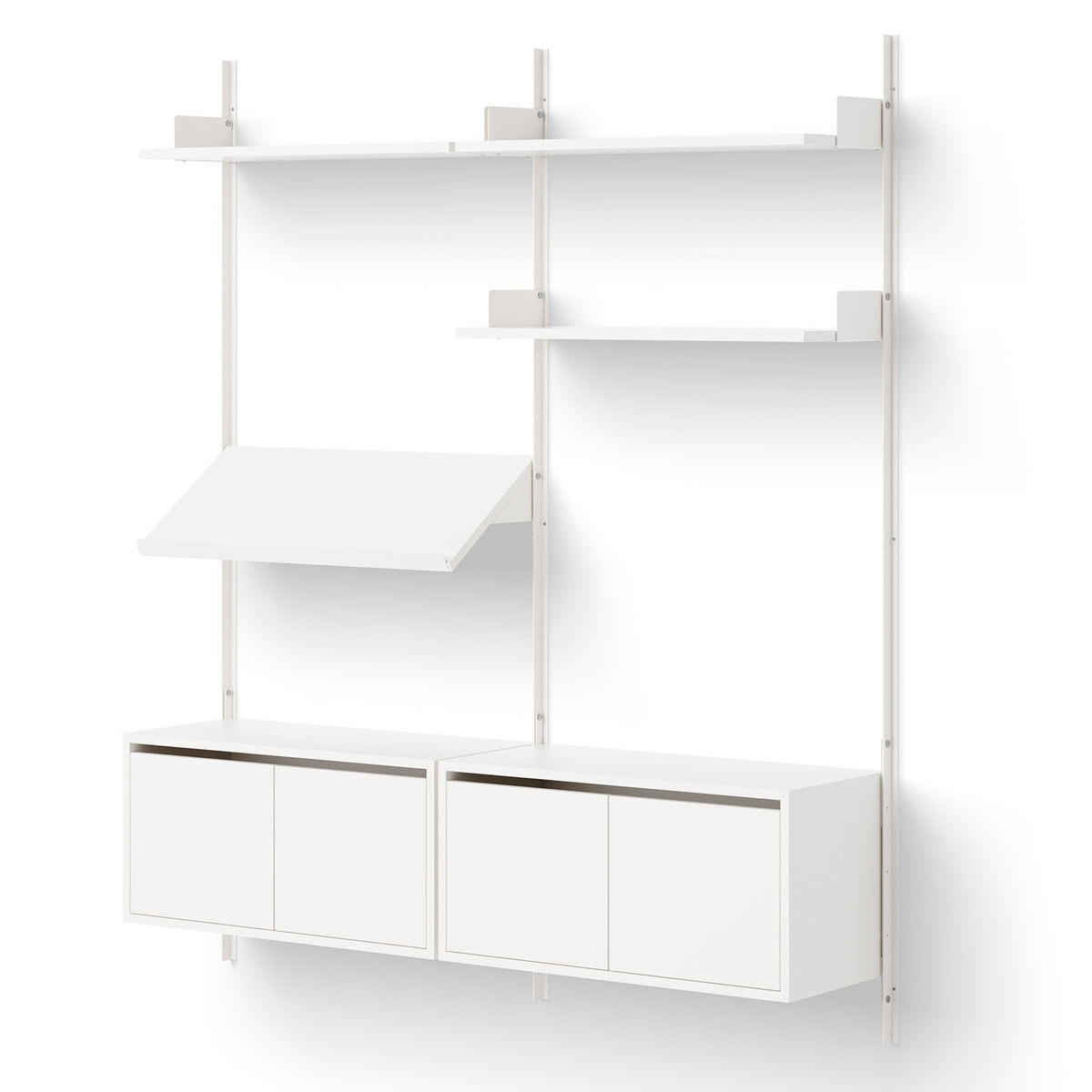New Works Shelving With Cabinets