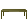 Bistro Rectangular Metal Table, Gingerbread