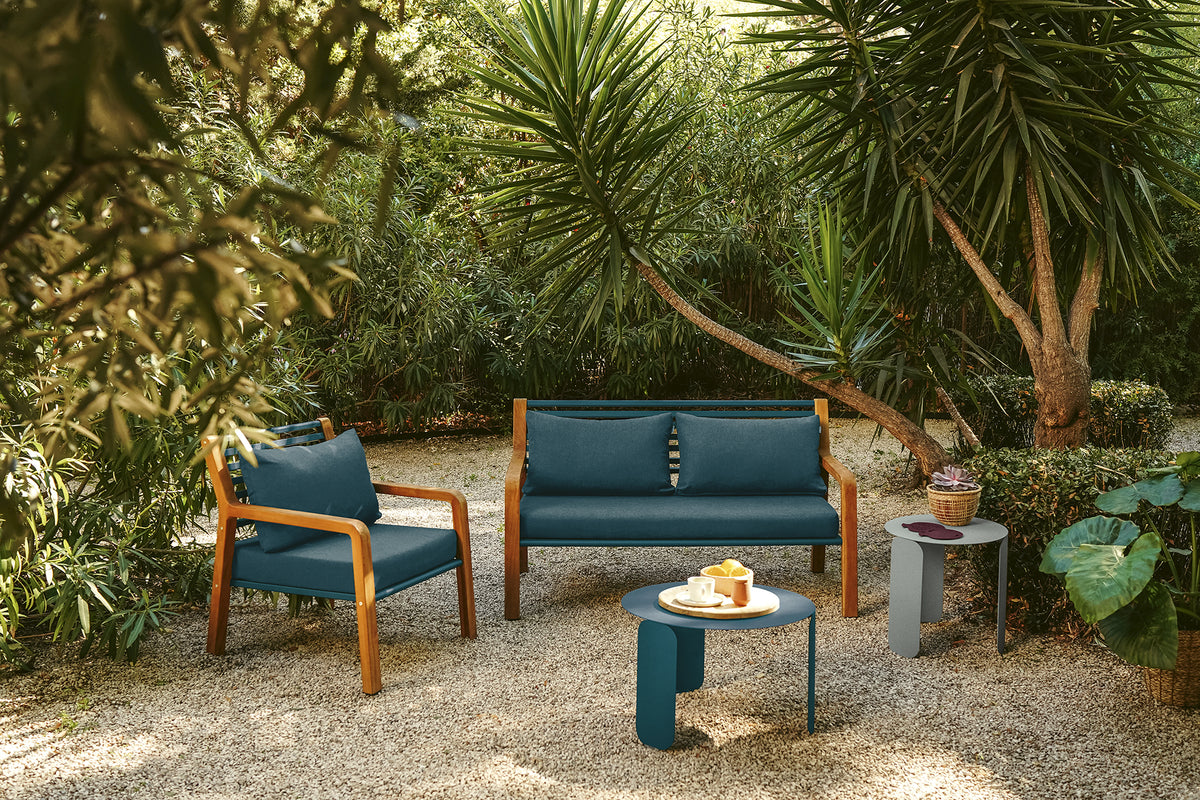 Somerset Outdoor Armchair, Acapulco Blue