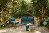 Somerset Outdoor Armchair, Acapulco Blue