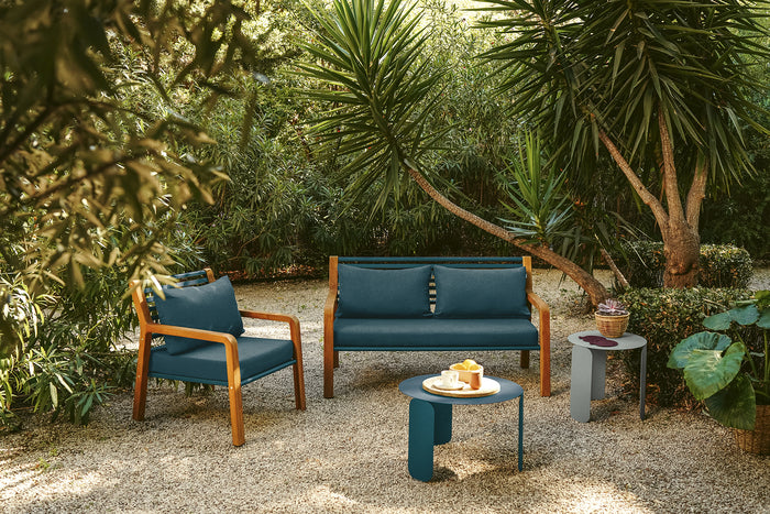 Somerset Outdoor Armchair, Acapulco Blue
