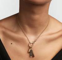 Large Drop Pendant Necklace