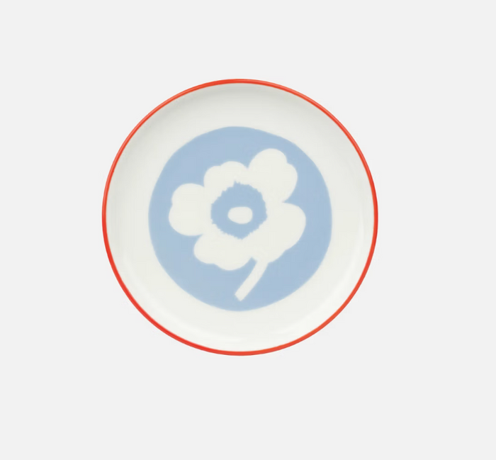 Unikko Plate 13.5cm, Light Blue