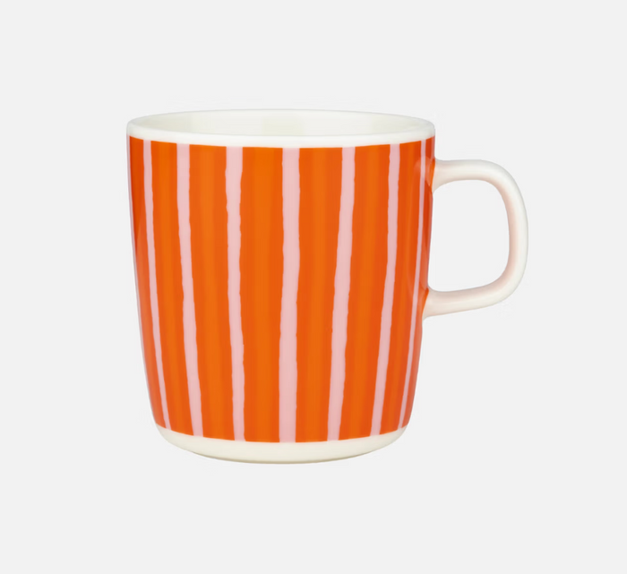 Oiva Piccolo Mug 4dl, Pink & Orange