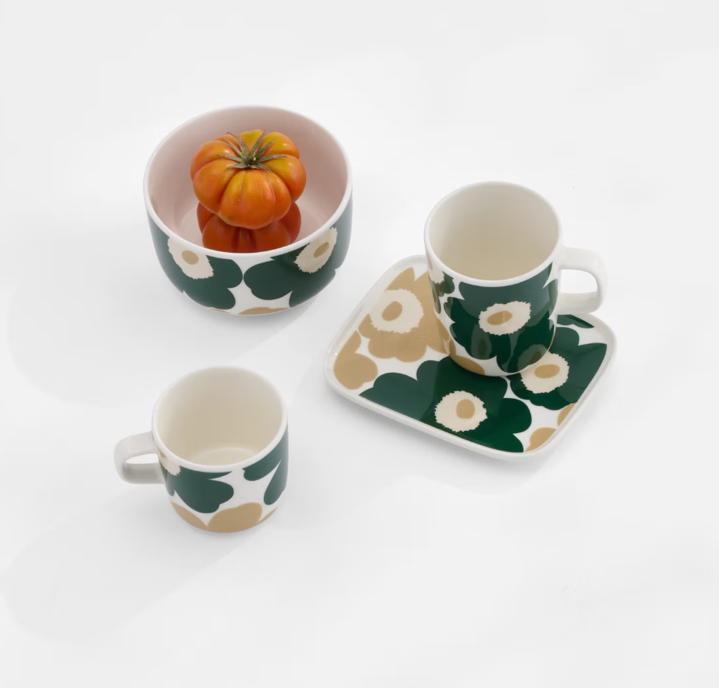 Oiva Unikko Mug 2.5dl Green