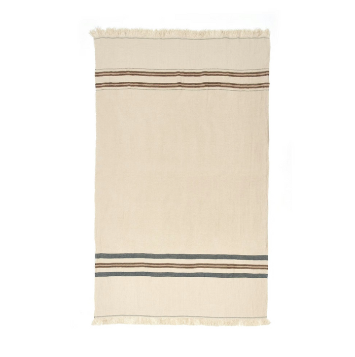 Belgian Linen Throw Fouta 110 x 180cm