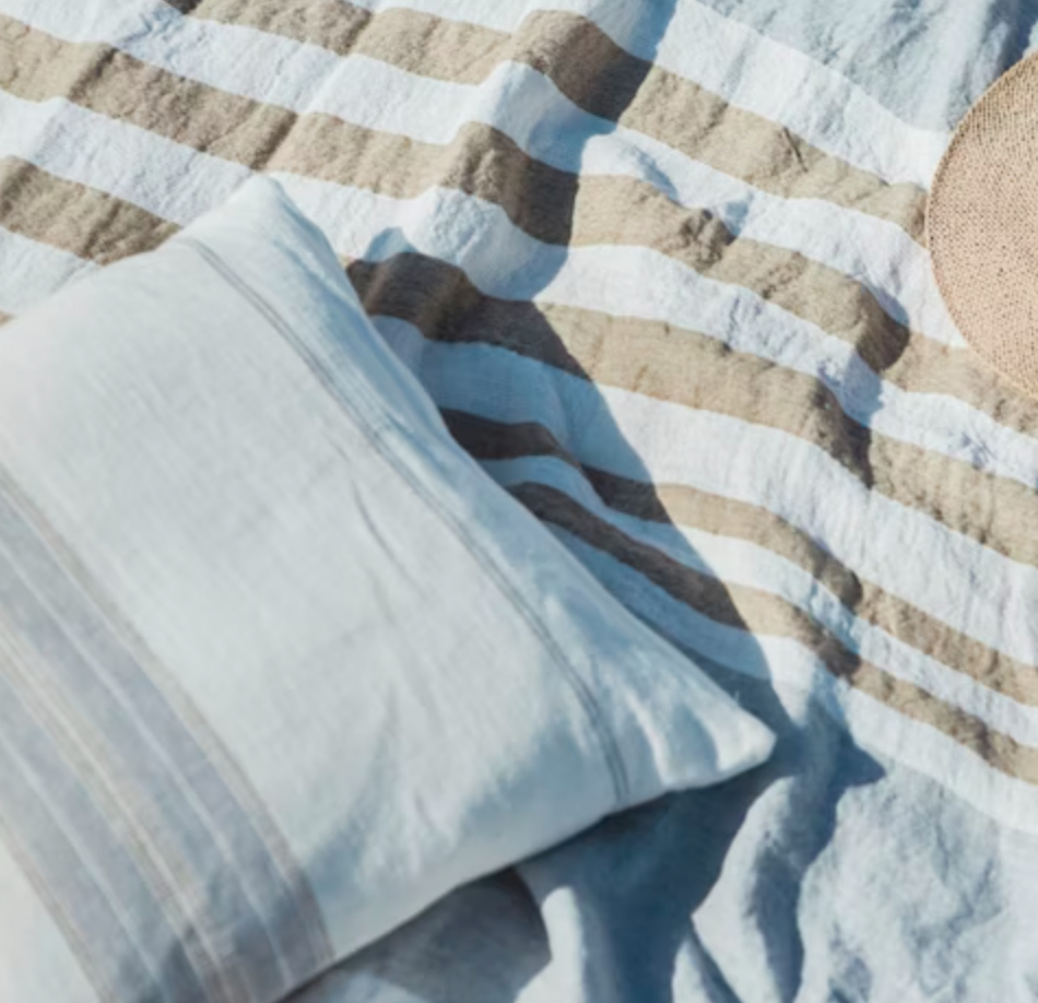Belgian Linen Throw Fouta 110 x 180cm