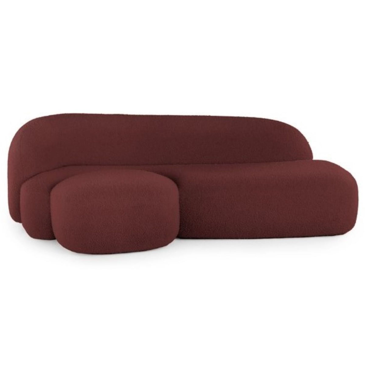 Ex-Display Aaland Sofa, Gorgone Bordeaux