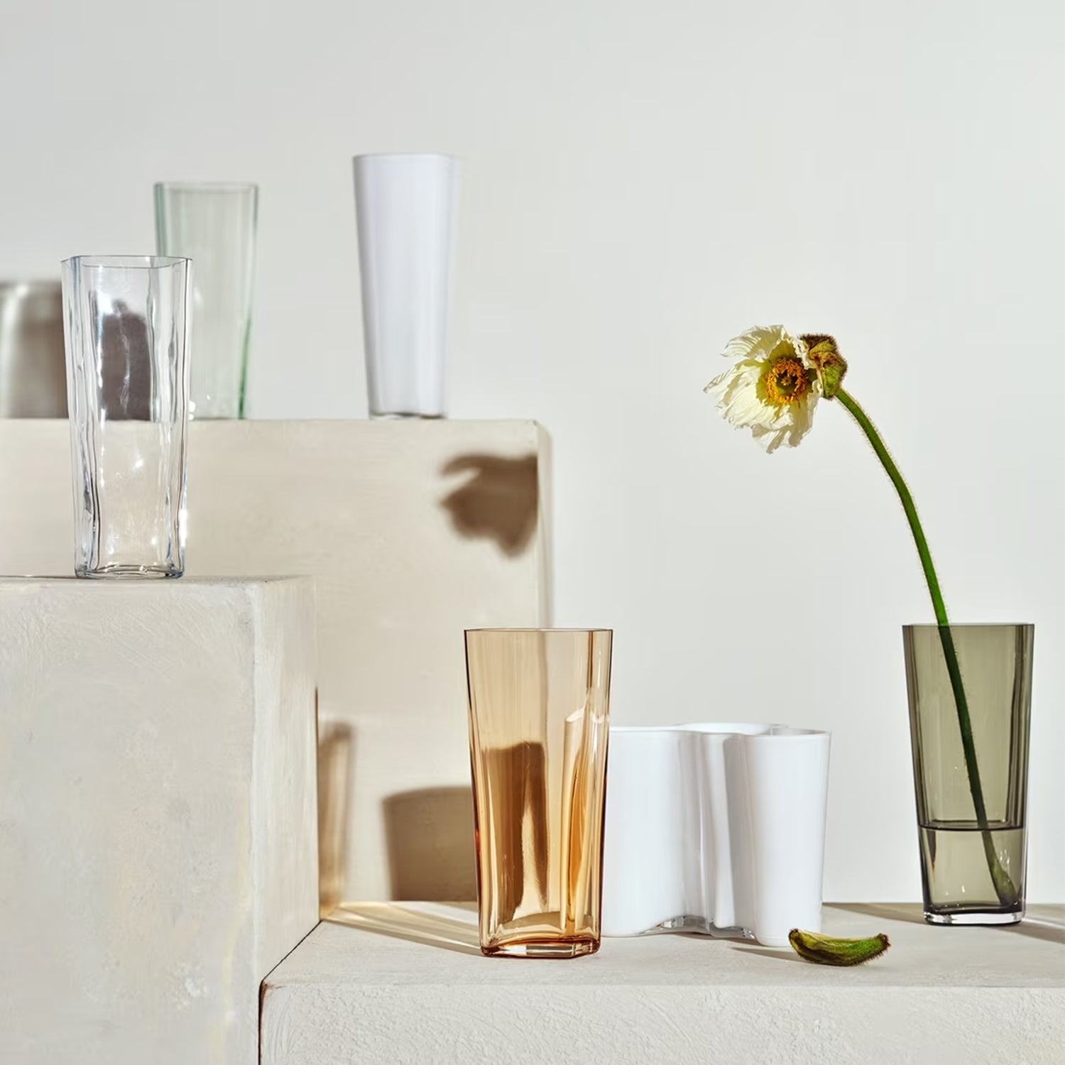  AALTO 花瓶 180mm クリア Alvar Aalto Vase, 180 mm by Iittala, Free Gift on orders over £75