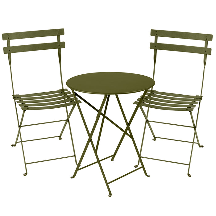 Bistro Patio Set 60cm Table & 2 Chairs