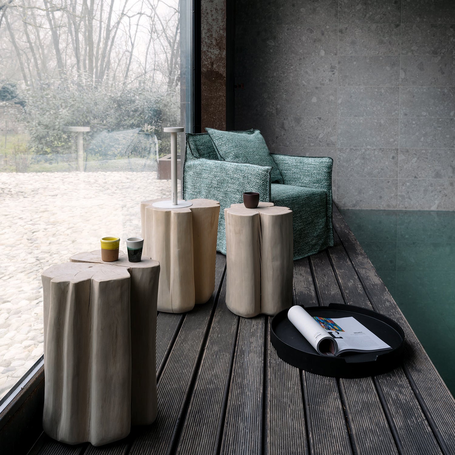Brick Side Table