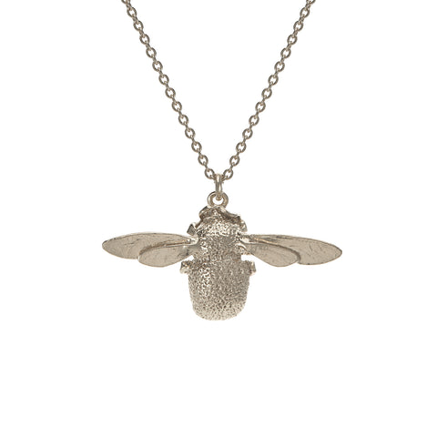 Flying Bee & Pearl Necklace