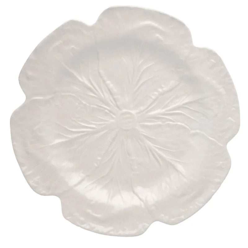 Cabbage Charger Plate, Cream 30.5cm