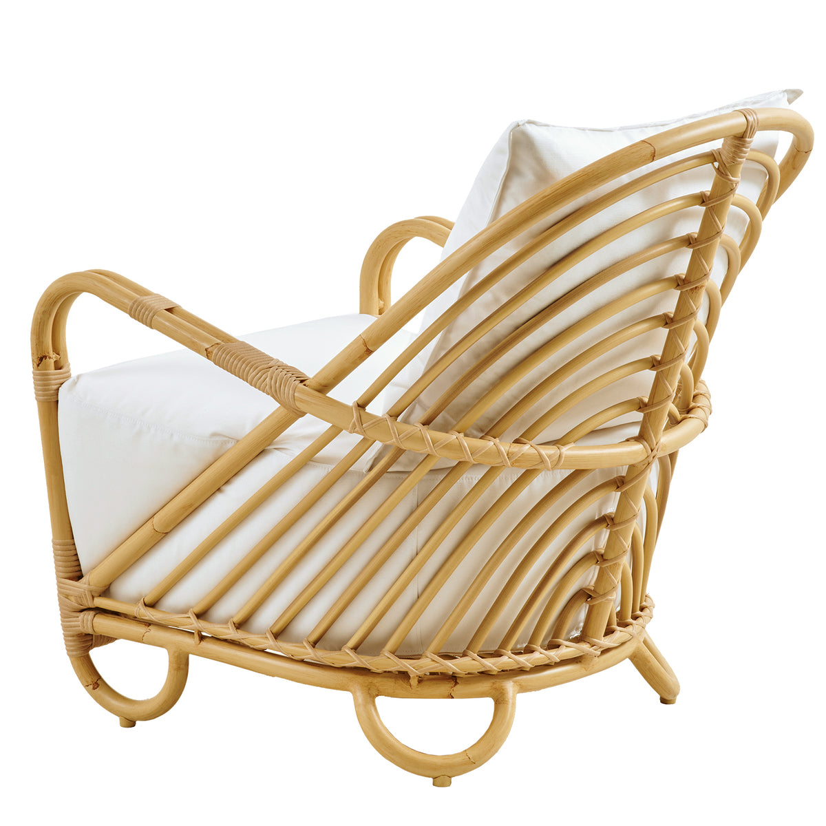 Charlottenborg Outdoor Lounge Chair, Alu Rattan