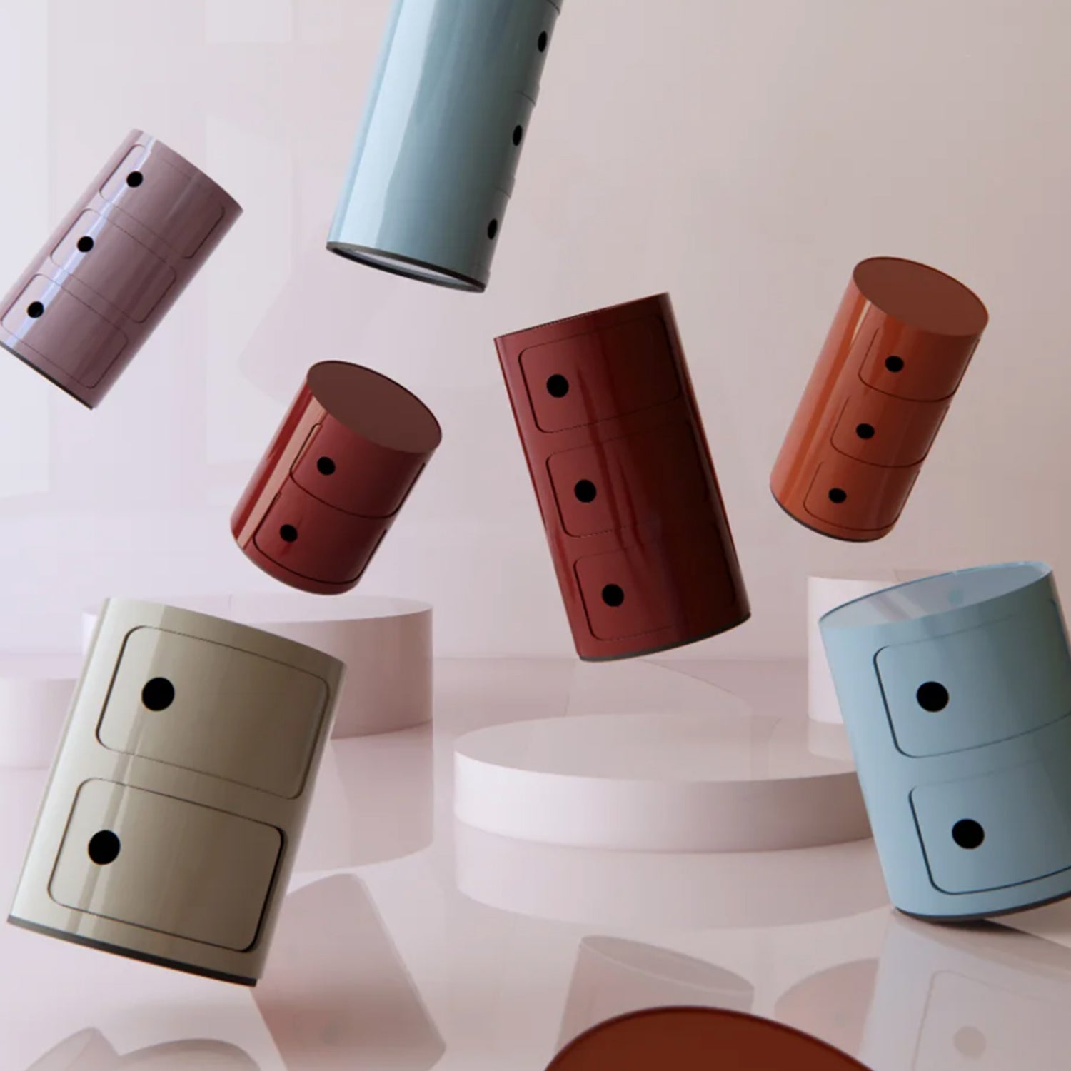 Kartell Componibili 3 Tier Storage Unit | Design Classic | ARIA
