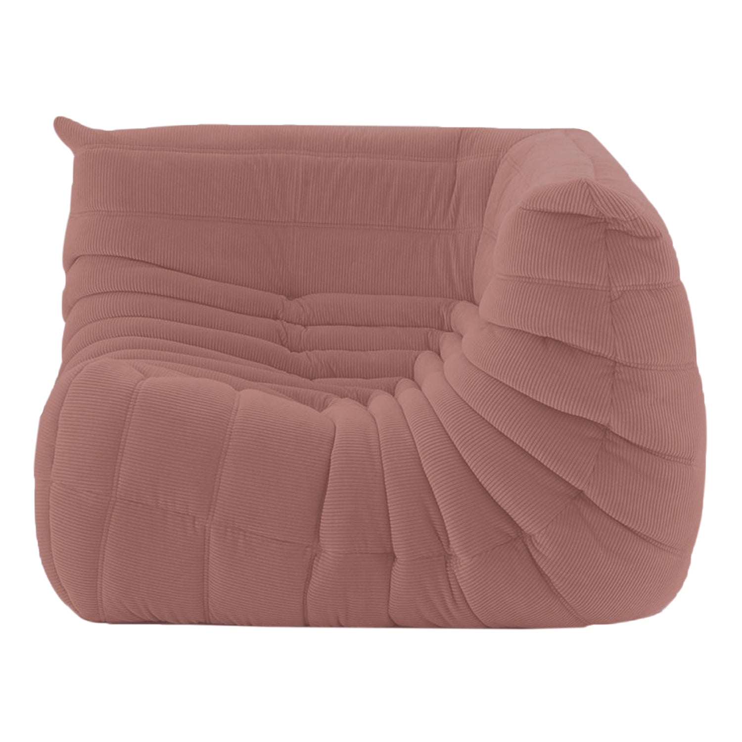 Togo Corner Seat in Phlox Cord by Ligne Roset, Modern Luxury Sofas