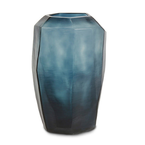 Pinara Vase, Indigo Blue