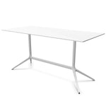 White lacquered aluminum