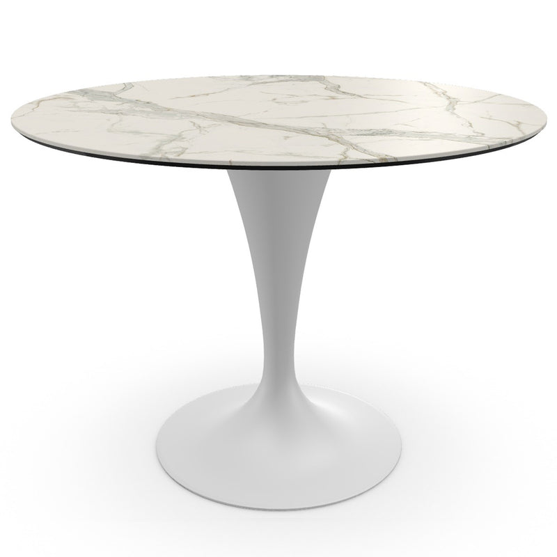 Flute Round Dining Table
