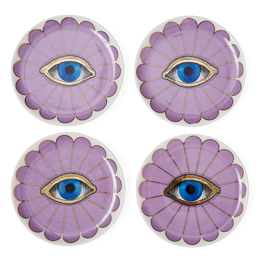 Fleur Porcelain Coaster Set
