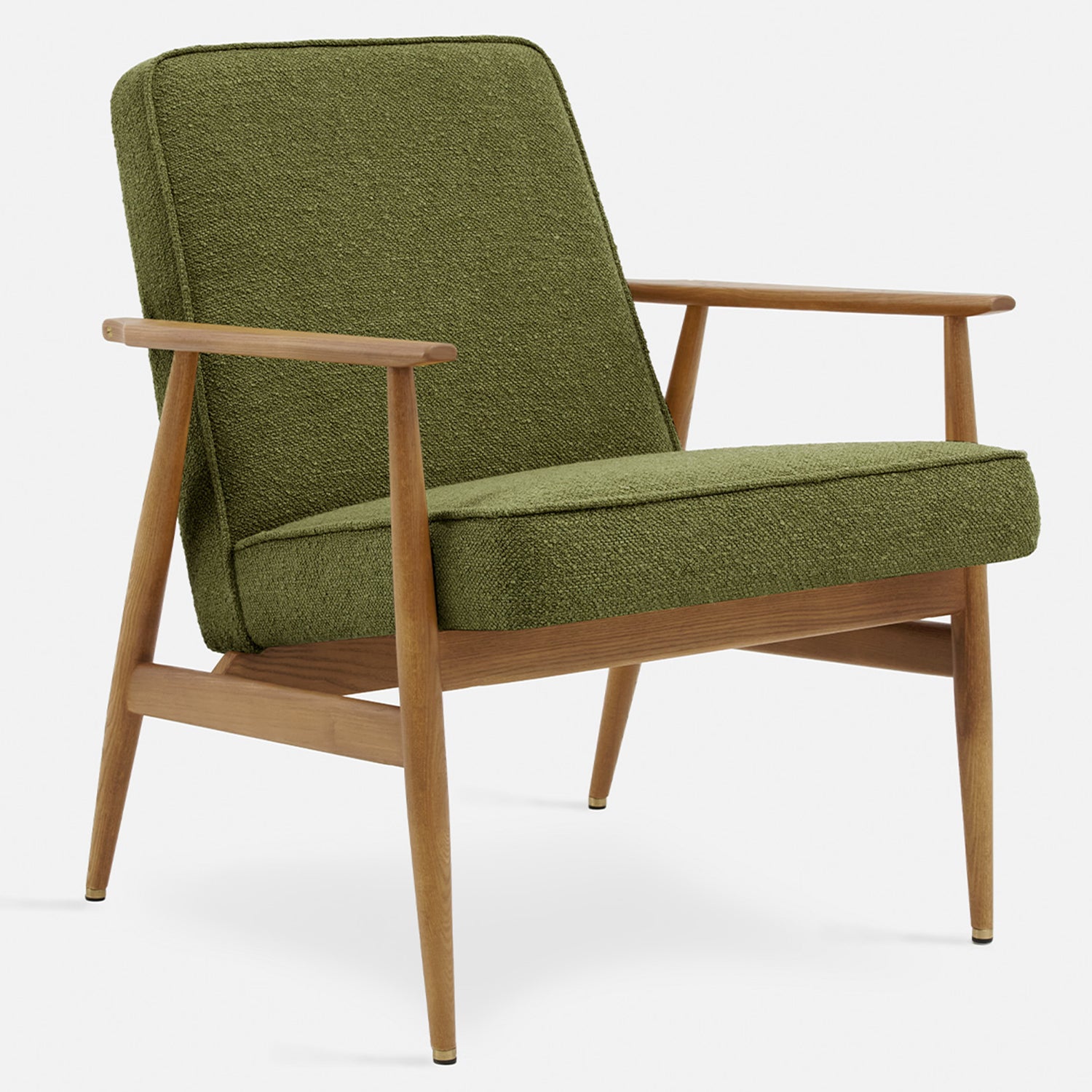 Fox Lounge Chair by 366 Concept, Bouclé Mid-Century Modern – ARIA