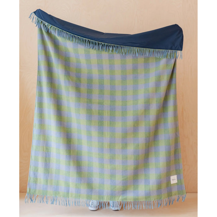 Picnic Blanket, Green Gingham