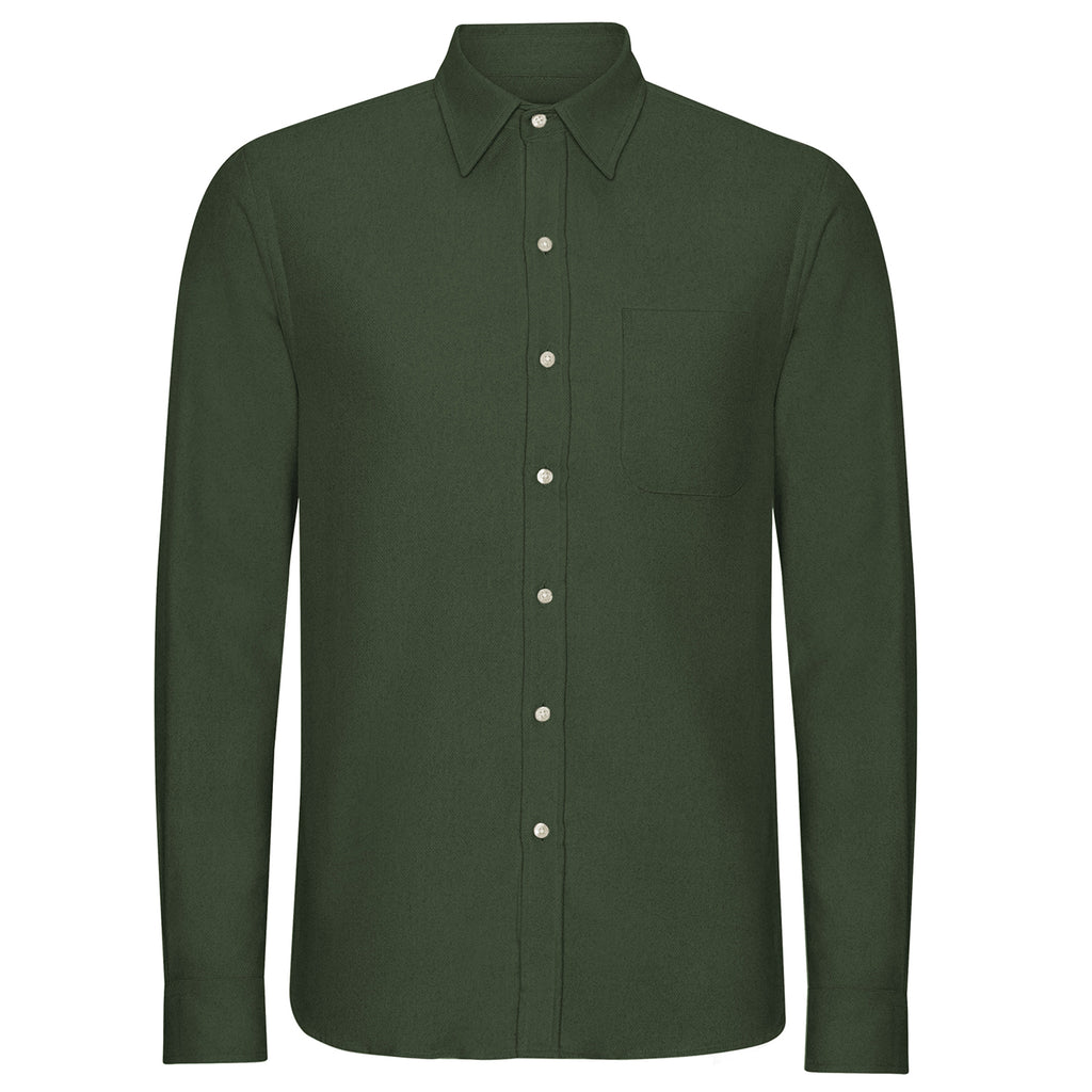 Flannel Shirt, Hunter Green