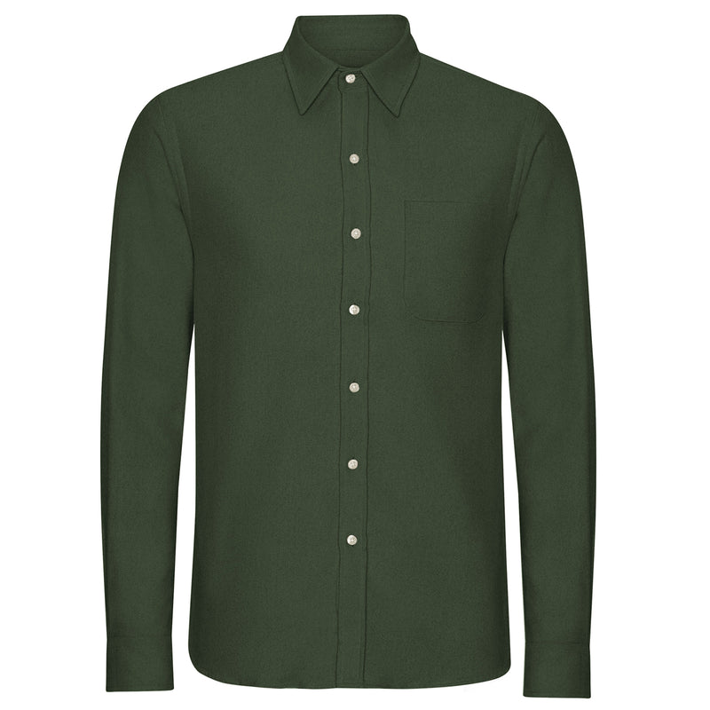 Flannel Shirt, Hunter Green
