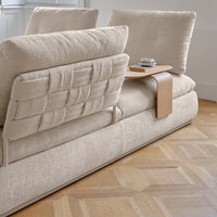 Land Modular Sofa, Quilted Back