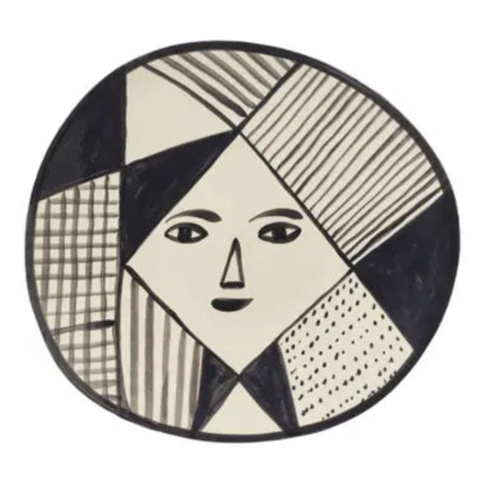 Mono Face Ceramic Serving Platter