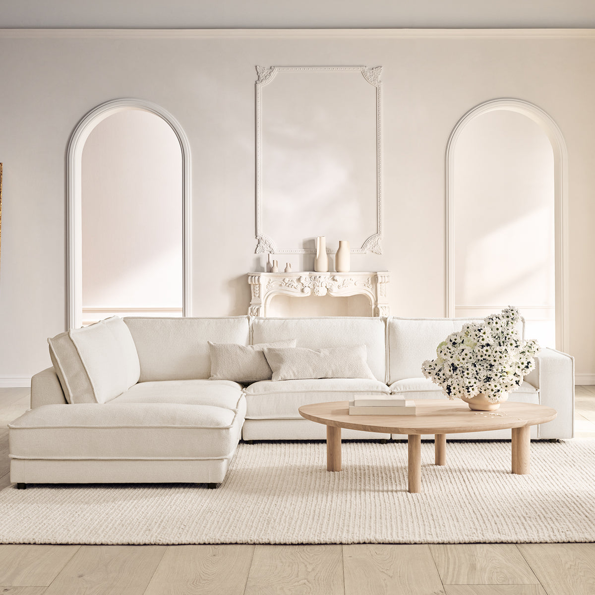 Noora Left Side Corner Sofa