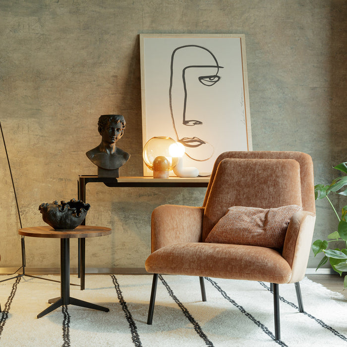 Oliver Armchair, Lario Blue