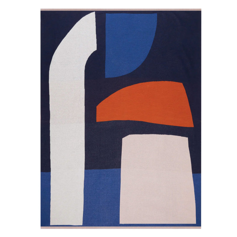 Form Throw, Navy