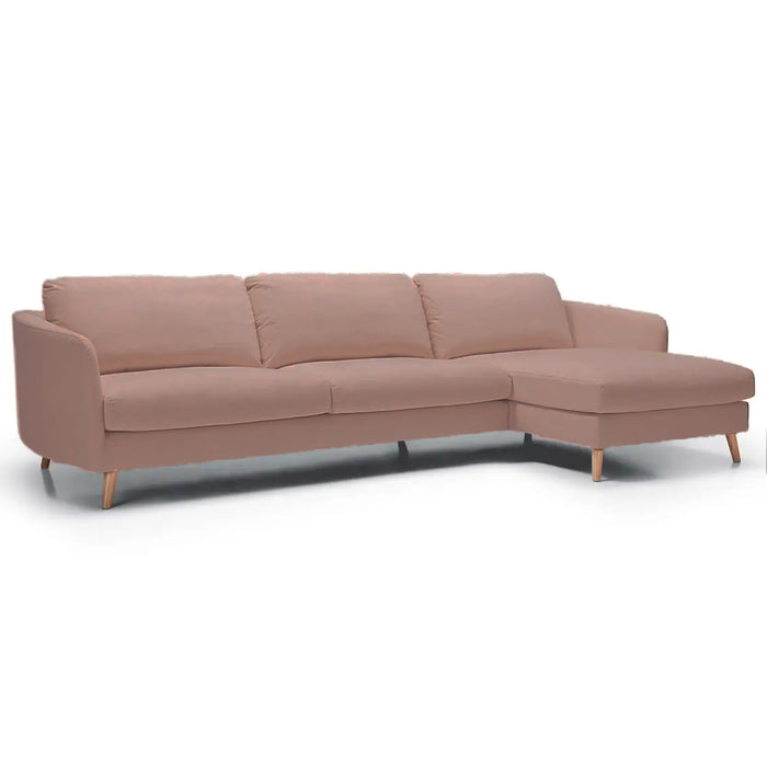 Ex-Display Petra 2-Seater Corner Sofa, Salmon
