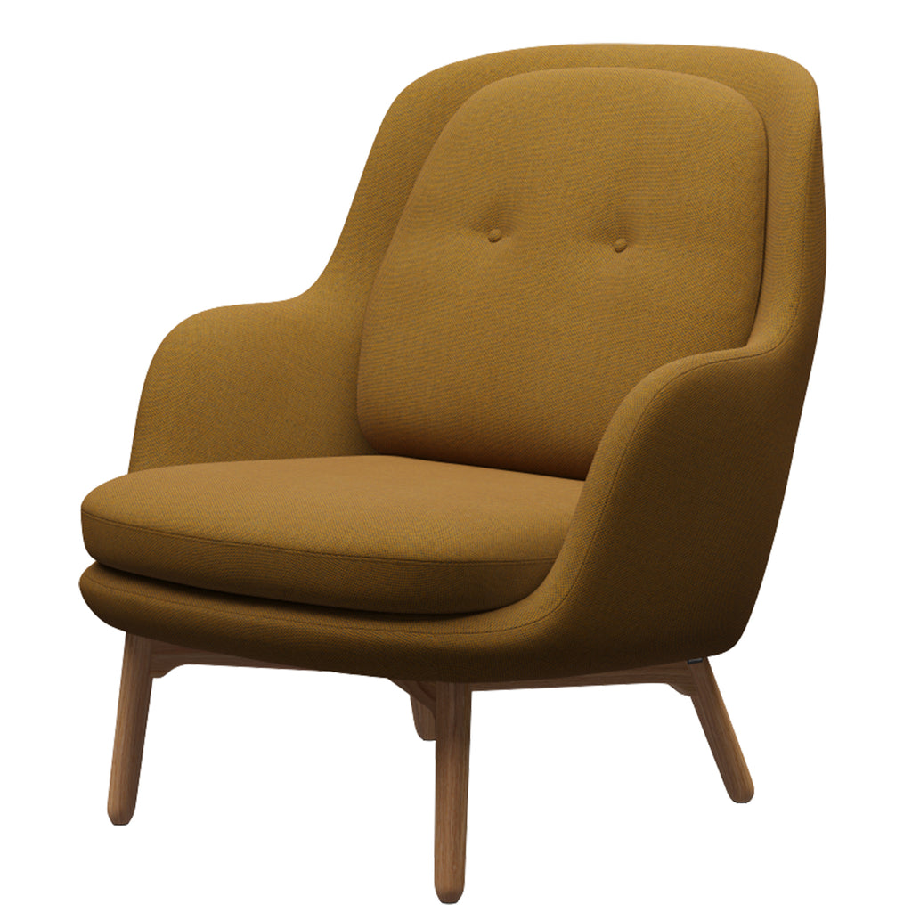 Fri Lounge Chair JH5 by Fritz Hansen, Luxury Armchair Re-Wool – ARIA