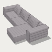 Samet Modular Corner Sofa, Set A