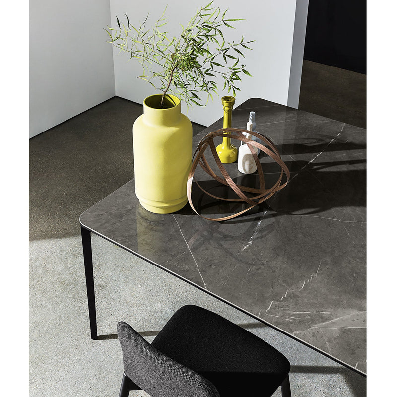 Slim Dining Table, Grey/White