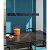 Slim Dining Table, Grey/White