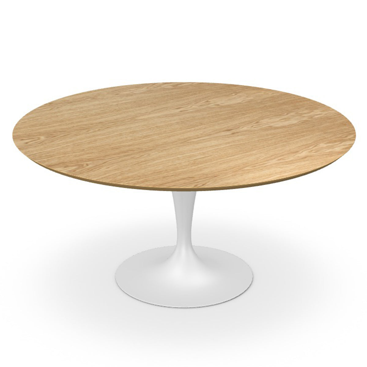 Flute Round Dining Table, Wood