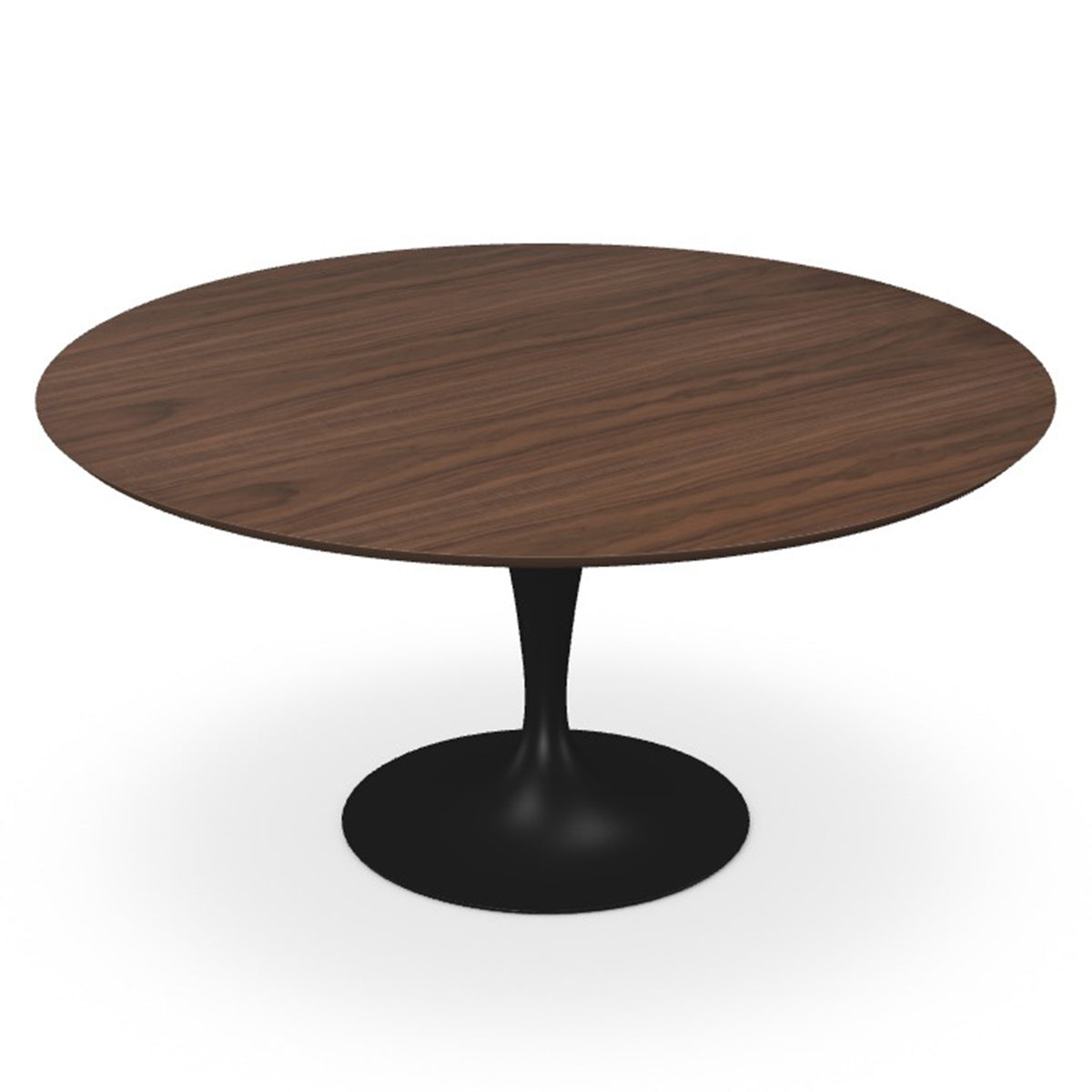 Flute Round Dining Table, Wood