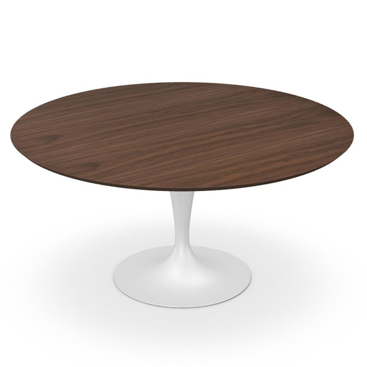 Flute Round Dining Table, Wood