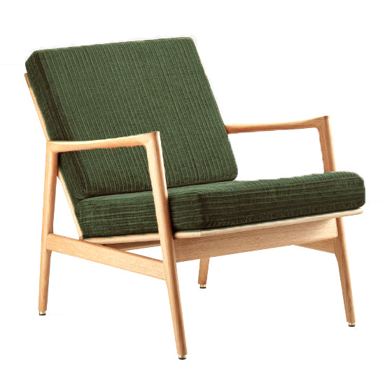 Ex-Display Stefan Lounge Chair, Wave Olive
