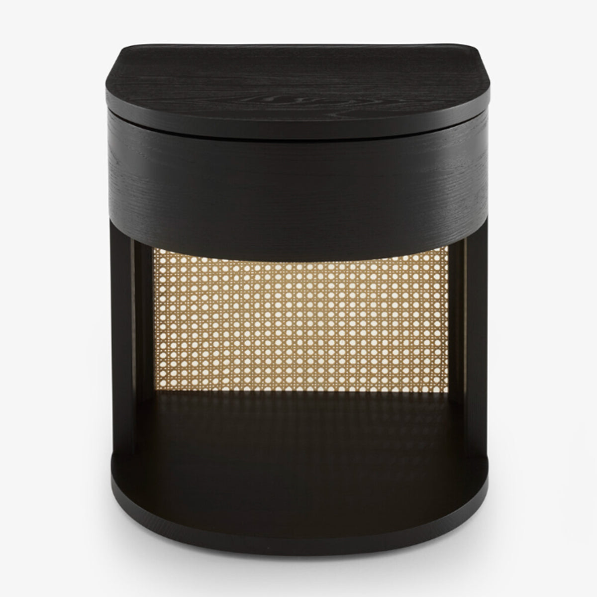 Tambour Bedside Table