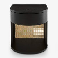 Tambour Bedside Table